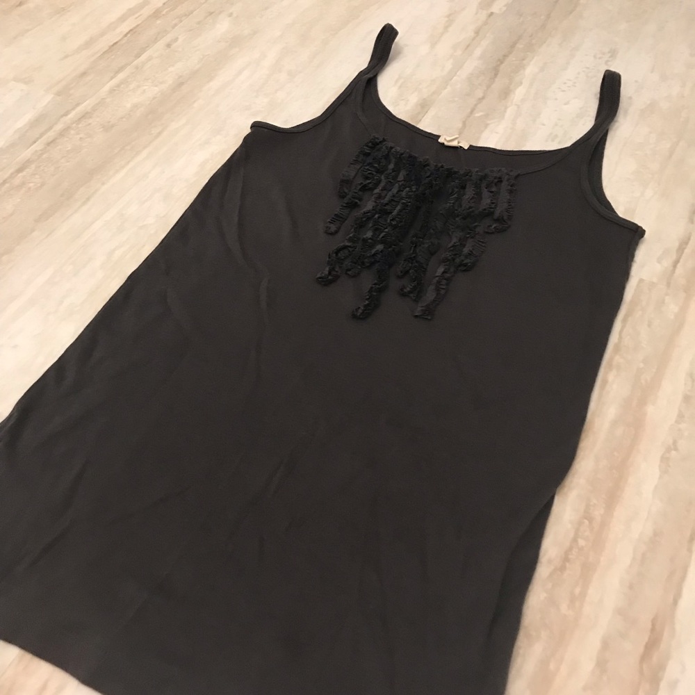 🍾 J Crew Ruffle Front Tank Top - Picture 2 of 7
